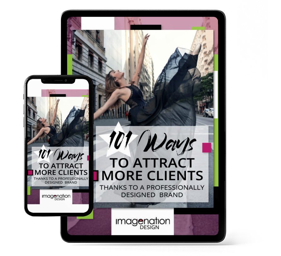 101 Ways to Attract More Clients Thanks to a Professionally Designed Brand - FREE e-book