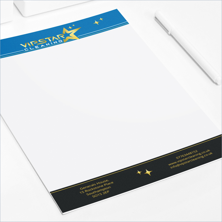 VIP Star Cleaning - Brand Identity by ImagenationStudio.com